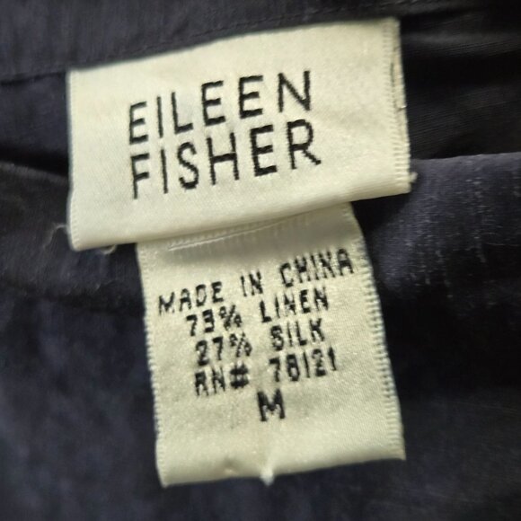 Eileen Fisher Vintage Linen Silk Lagonlook Minimalist Maxi Skirt Set Size M/L - Picture 8 of 9